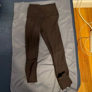 Black Lululemon Wunder Train High Rise 25” Legging